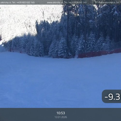 Live from Bílá Ski Resort: Beskydy Slopes View
