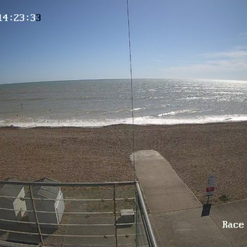 Worthing Beach Live View, United Kingdom