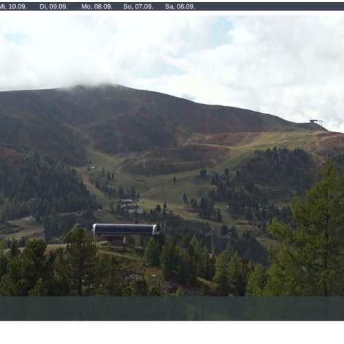 Turracher Höhe Live Webcam: Alpine Views from Turrachbahn Bergstation