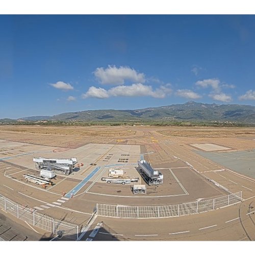 Figari Corsica Airport Live Webcam: Flights & Mountain Views