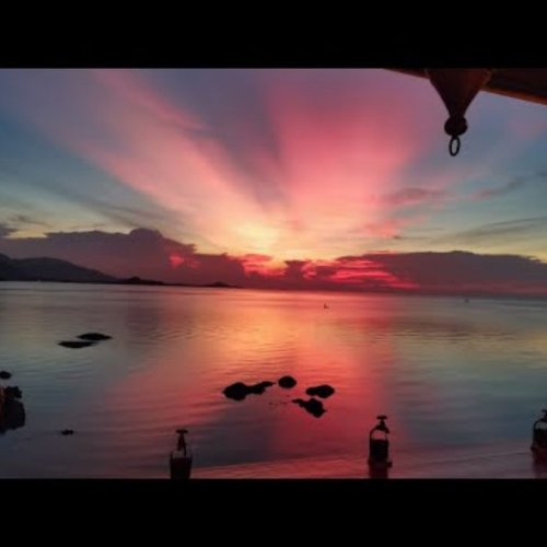 Koh Samui Bang Rak Beach Live Webcam: Thailand Sunset Views
