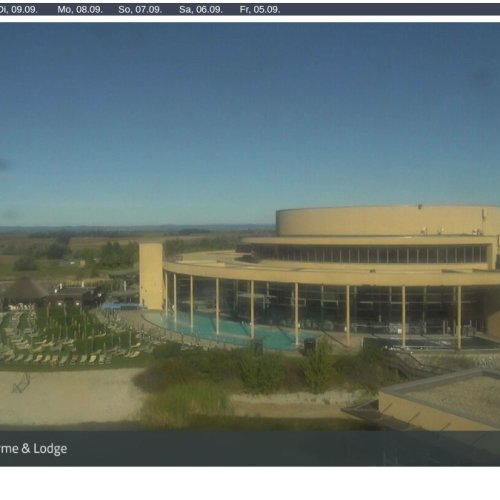 St. Martins Therme & Lodge Live Webcam - Frauenkirchen, Austria
