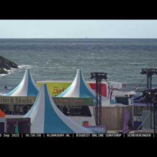 Live Scheveningen Beach & Surf Cam: Alohasurf View