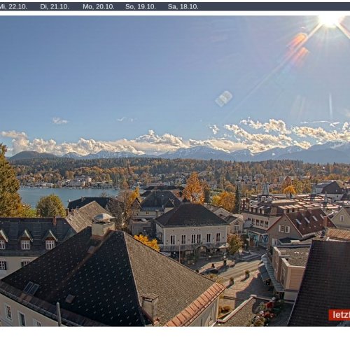 Velden am Wörthersee Live Webcam: Lake, Alps & Town View
