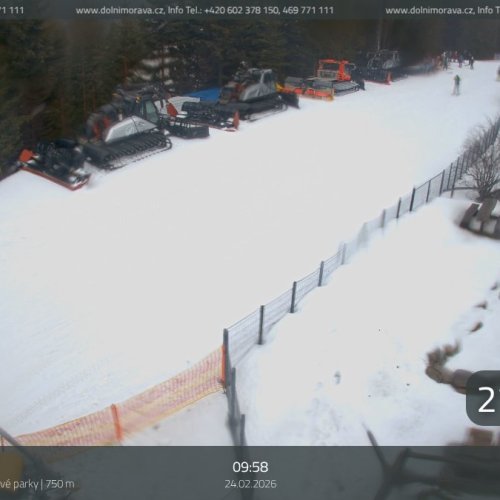 Dolní Morava Ski Resort: Live Webcam View of Mamutíkovy Zážitkové Parky
