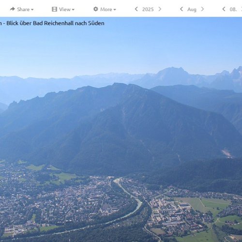 Bad Reichenhall Webcam: Panoramic Alpine Views
