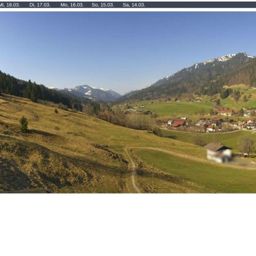 Gunzesried Live Webcam: Alpine Views in Germany's Bavarian Alps