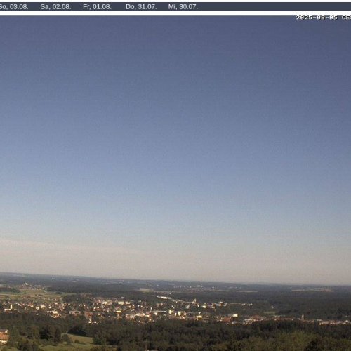 Live Panorama From Hochberg: Traunstein And Chiemgau View