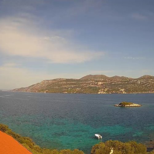 Tri Žala, Korčula Live Webcam: Adriatic Sea & Island Views