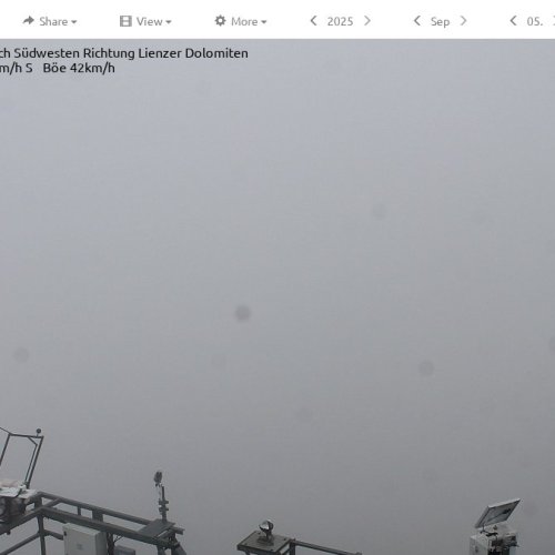 Sonnblick Observatory Live Webcam: Alpine Views of the Lienz Dolomites