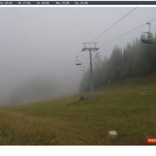 Weissensee Bergbahn Bergstation Live Webcam: Alpine Views from Austria