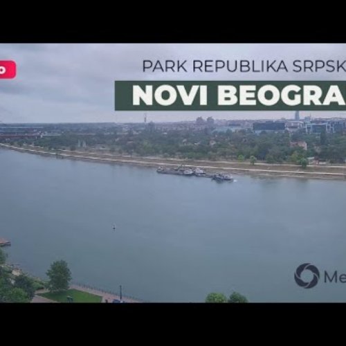 Old Sava Bridge and Waterfront Live Webcam, Belgrade
