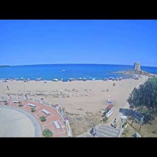Torre di Barì Beach Live Cam, Sardinia Italy
