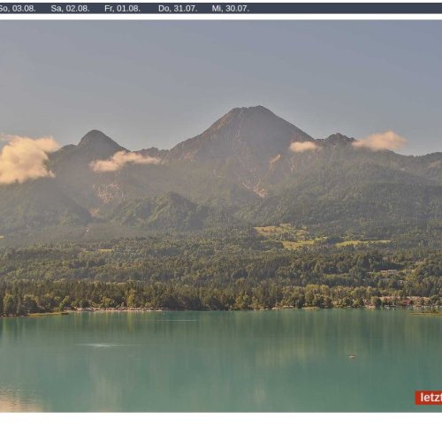 Faaker See Live Webcam: Scenic Views from Drobollach, Austria