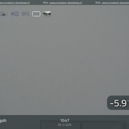 Bergstation Lagalb Live Webcam: Swiss Alps Panorama