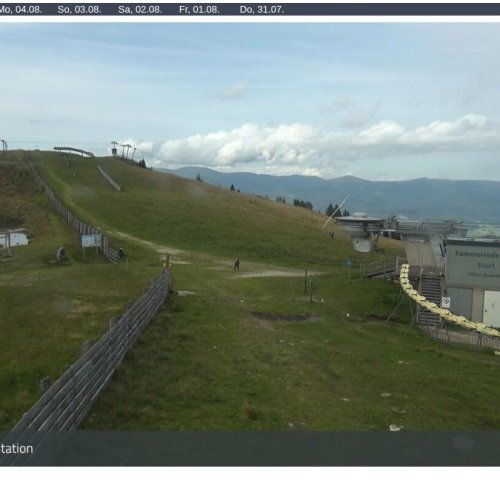 Klippitztörl Mountain Webcam: Hocheggerlift Station Live