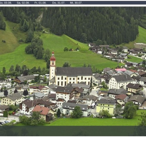Neustift im Stubaital Live Webcam: Alpine Village Views