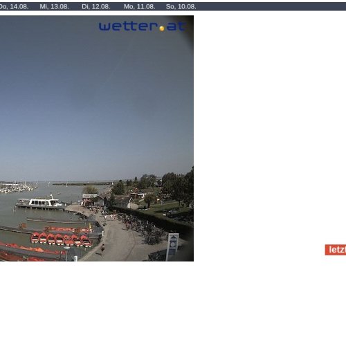 Live Webcam Rust: Lake Neusiedl Marina View