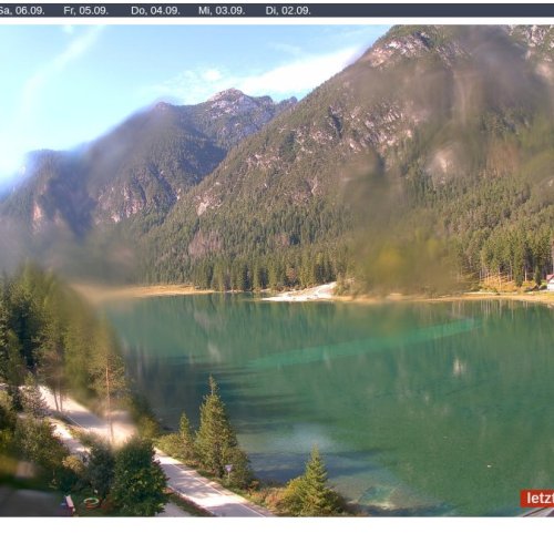 Lake Dobbiaco Webcam: Alpine Beauty from Hotel Baur, Dobbiaco