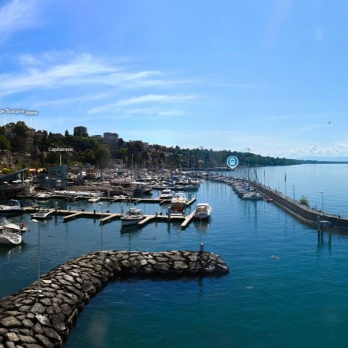 Thonon-les-Bains Port de Rives Live View