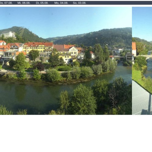 Murau Live Webcam: Historic Town & Mur River Views 🇦🇹