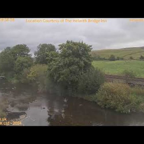 Helwith Bridge Riverside Webcam: Yorkshire Dales Views
