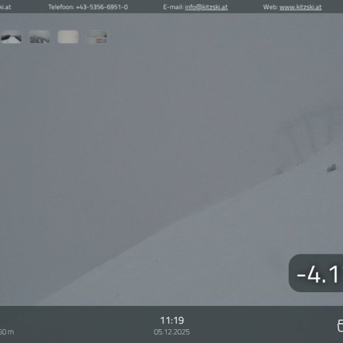 Kitzbühel Steinbergkogel Live Webcam: Alpine Views & Snow Conditions