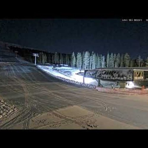 Levi West Chairlift Live: Ski Resort Views in Finnish Lapland