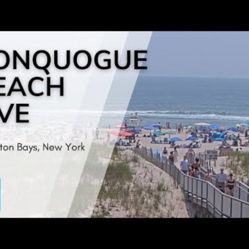 Ponquogue Beach Live Webcam: Hampton Bays, New York