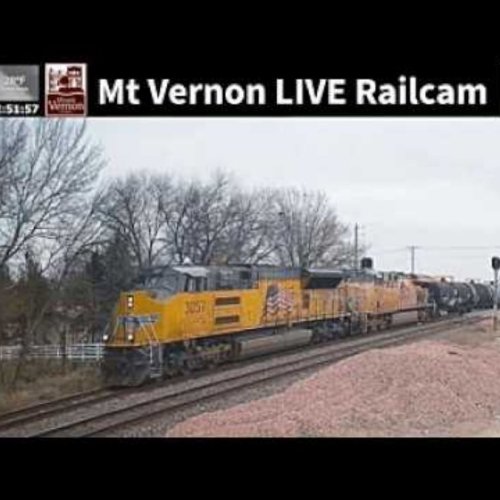 Mount Vernon Railcam: Live Train Action