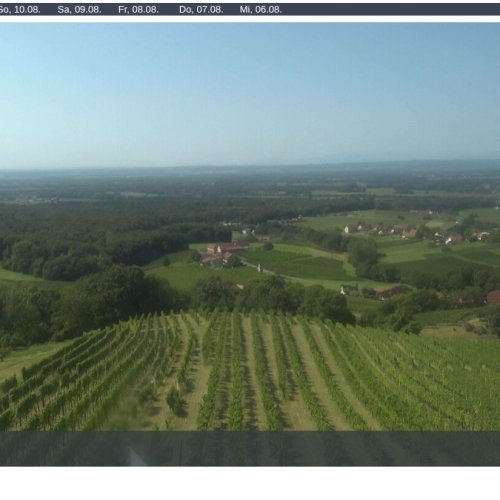 Klöchberg Live Webcam: Views of Klöch and Styrian Vineyards