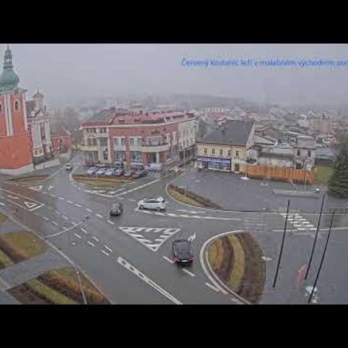 Červený Kostelec Town Center Live Camera, Czechia