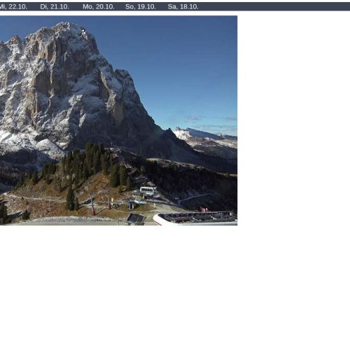 Ciampinoi Live Webcam: Selva di Val Gardena Dolomites View