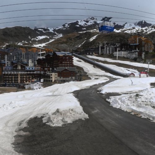 Val Thorens Rond Point Des Pistes Live View