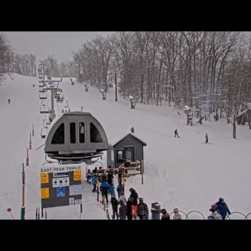 Caberfae Peaks Ski Resort Live Webcam, Cadillac, Michigan
