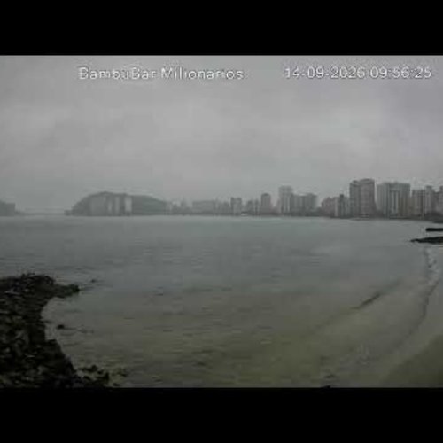São Vicente Live Camera: Coastline & Cityscape View, Brazil