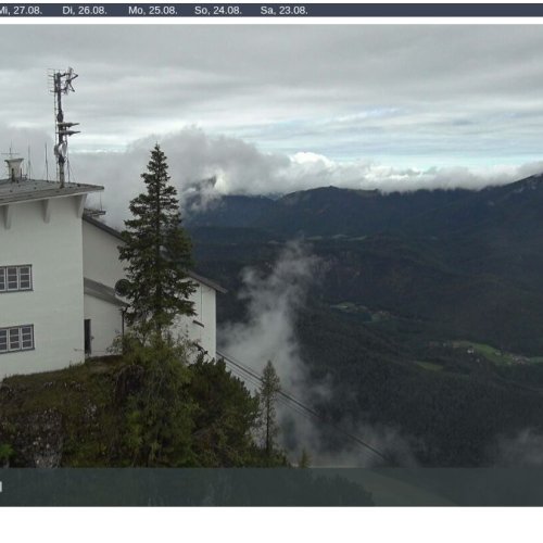 Predigtstuhl III Live Webcam: Panoramic Bavarian Alps View from Bad Reichenhall