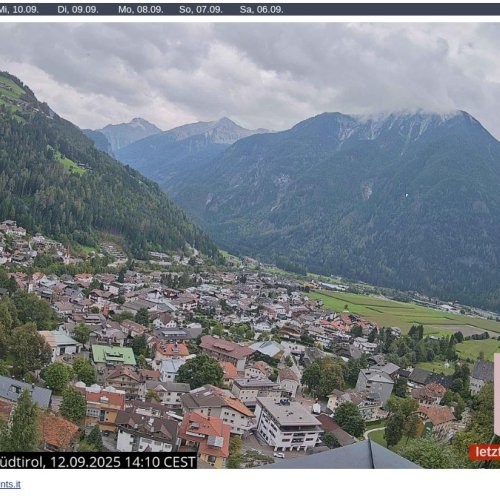 Live Webcam: Sand in Taufers & Ahrntal Valley, South Tyrol