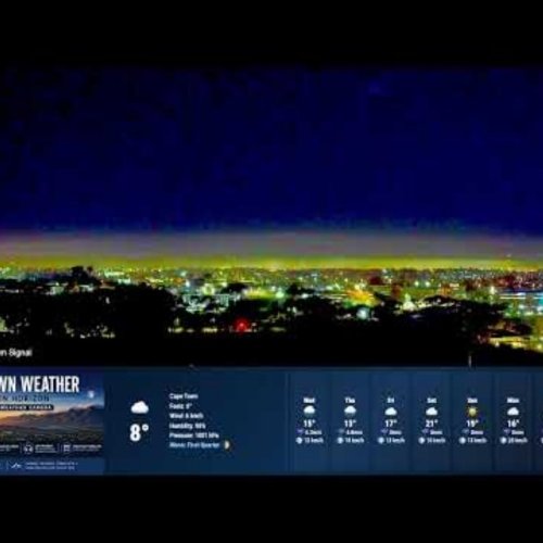 Cape Town Eastern Horizon Live Webcam | Cityscape Views