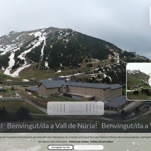 Experience The Scenic Views Of FGC Mirador De La Canal In Queralbs, Spain