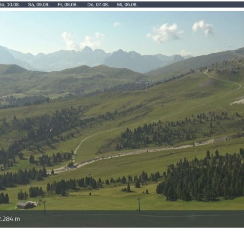 Piz Sella Live Webcam: Dolomites Mountain Views, Val Gardena