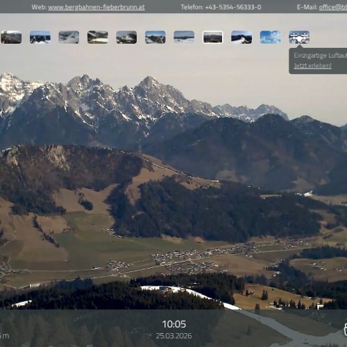 Fieberbrunn Lärchfilzkogel Live Webcam HD | Austrian Alps View