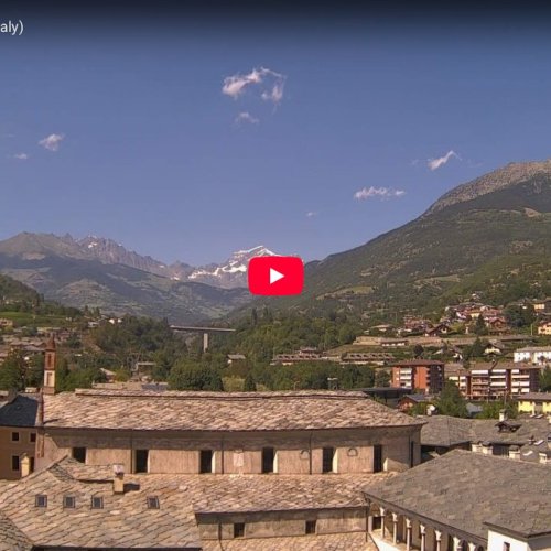 Live Webcam: Aosta City Centre & Alpine Views from Maison Soleil