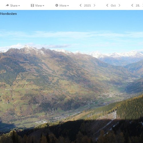 Rangersdorf Ederplan Live Webcam: Austrian Alps Panorama