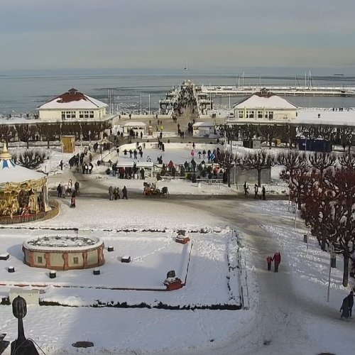 Sopot Pier and Skwer Kuracyjny Live View