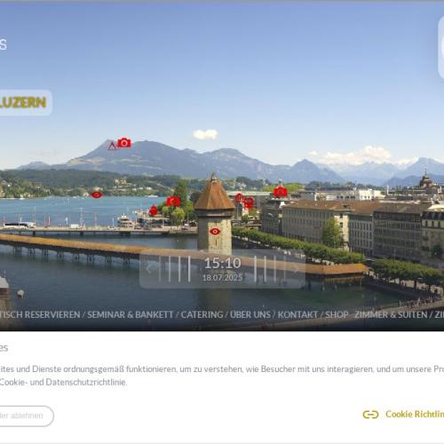 Hotel des Balances Webcam - Luzern, Switzerland