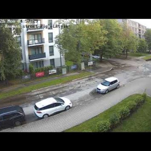 Raunas Street Corner in Riga, Latvia 🌆
