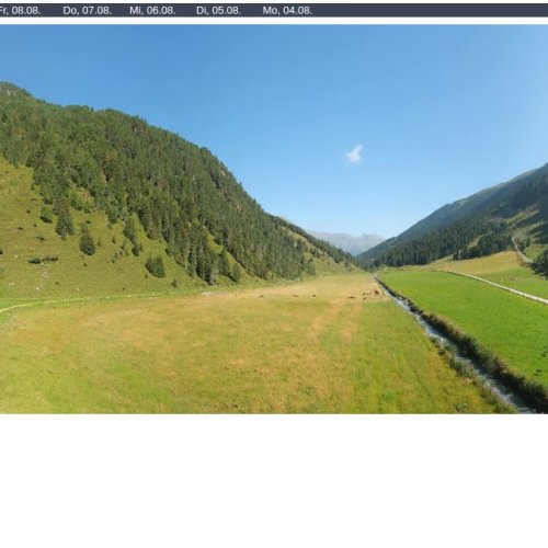 Sellraintal Lüsens Valley Live Webcam: Austrian Alpine Views