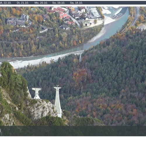 Live Webcam Predigtstuhl III: Bad Reichenhall & Bavarian Alps Panorama