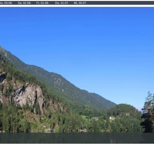 Piburger See Webcam: Live Views of Alpine Lake and Mountains in Oetz